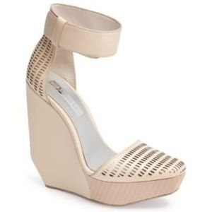 BCBG MAXAZRIA 'Austin' Ankle Strap Wedge Sandal